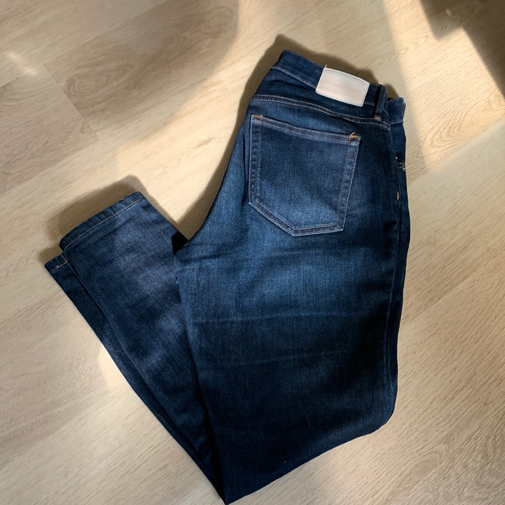 Womens Everlane curvy high rise skinny ankle jeans